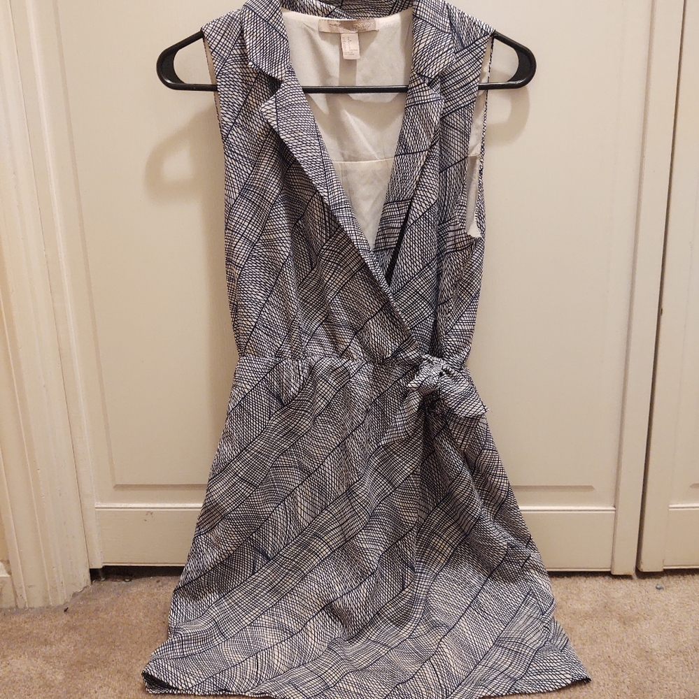 Cute Blue Patterned Dress